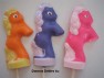 289sp Little Ponies Chocolate or Hard Candy Lollipop Mold